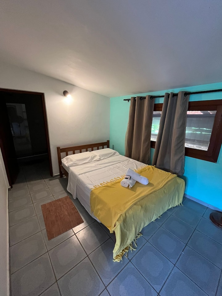 Esta suite se encuentra en el entresuelo, al que se accede por una escalera en formato de caracol.