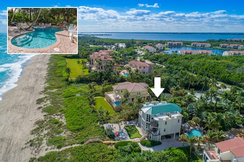 Chateau de la Mer: Beach Jewel w/pool+hot tub+more!