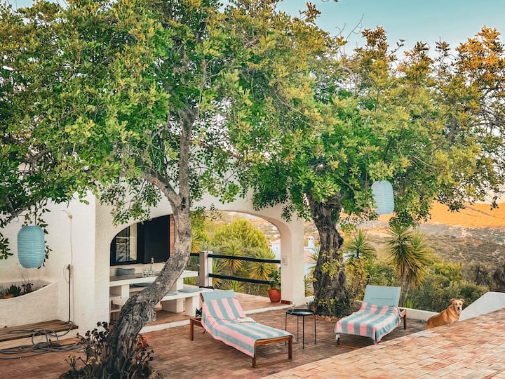 Casa Aura Sea View - Quiet Hillside House & Pool - Algarve