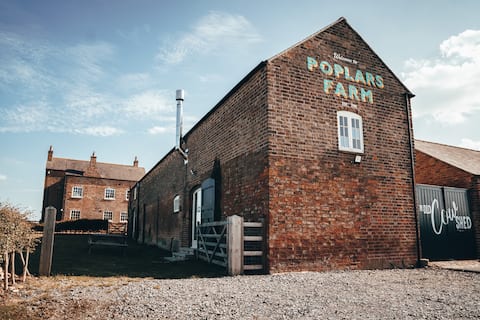 the Big Barn at Poplars Farm - completely unique
