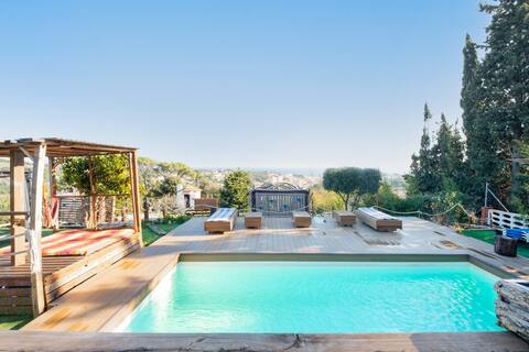 ツ Villa Carrasca: Sea View | Climate Pool