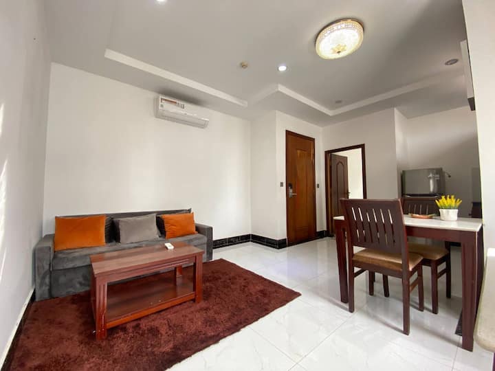 (501) Spacious 1 Bedrm Apt @ Russian Market - Phnom Penh