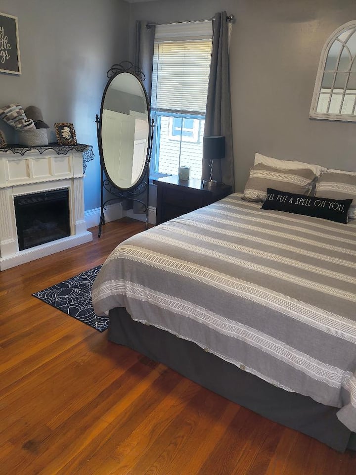 Mirror, mirror on the floor, what spooky fun awaits as I exit this door?..."