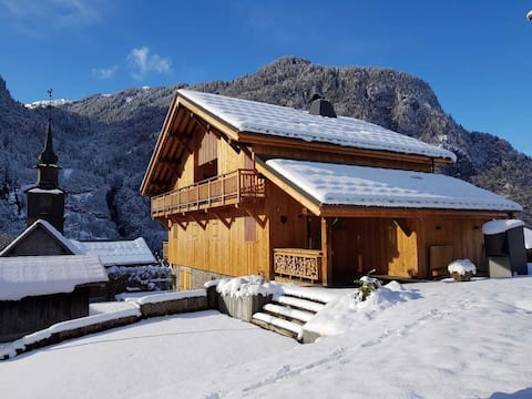 Fabulous 4 bed chalet in incredible surroundings.