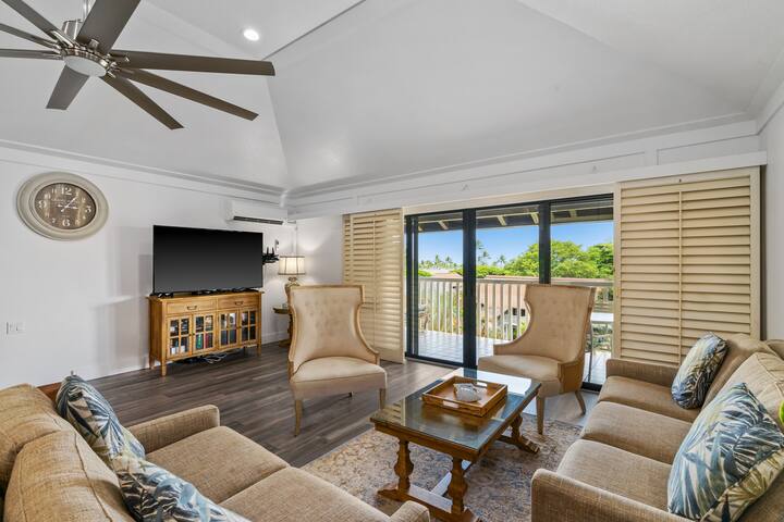 Kiahuna plantation 2BR partial ocean view with A/C