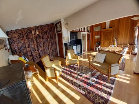 Propriété Airbnb réussie: Ski-in/out apartment with breathtaking views à Auris