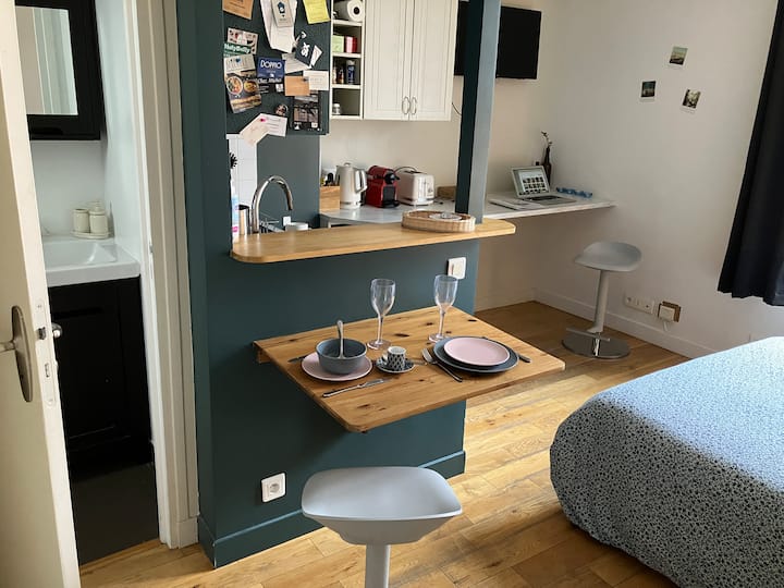 Charmant Studio Sous Les Toits Paris 10e - ibis Paris Bastille Faubourg St Antoine