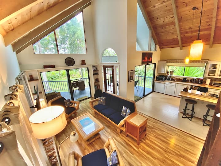 Hawaiian Paradise Cottage, 2-bedroom 1-bath 1-acre - Houses for