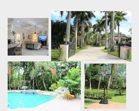 West Royal Palm Villa, Pool/Spa, Privacy, 1.5 acre