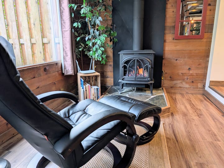 Read one of the many books ... fireside.