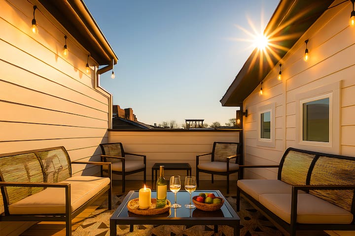 Hillsboro Escape | Rooftop Views | Sleeps 12