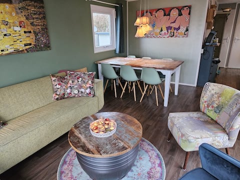 Successful Airbnb property: 175 beautiful chalet near the North Holland coast. in Nolmerban
