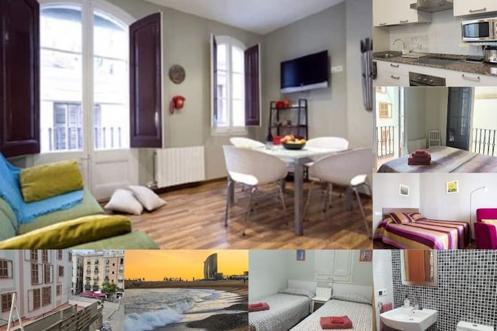 Charming 3BR in El Born – Cozy, Central, A/C!