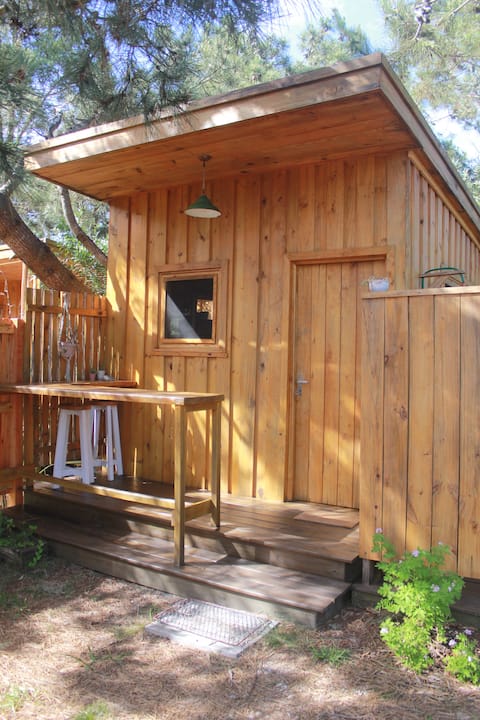 Bosque, Cabin in the woods a few steps from the sea.
