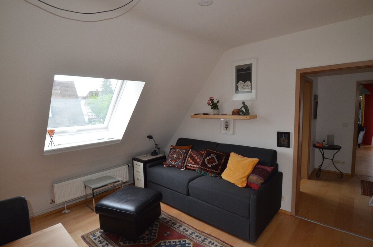 Leistungsstarkes Airbnb: Bed and Art Apartment with roof terrace in Nürnberg