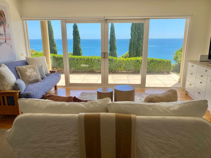 View from downstairs open living space/5th bedroom with ensuite.