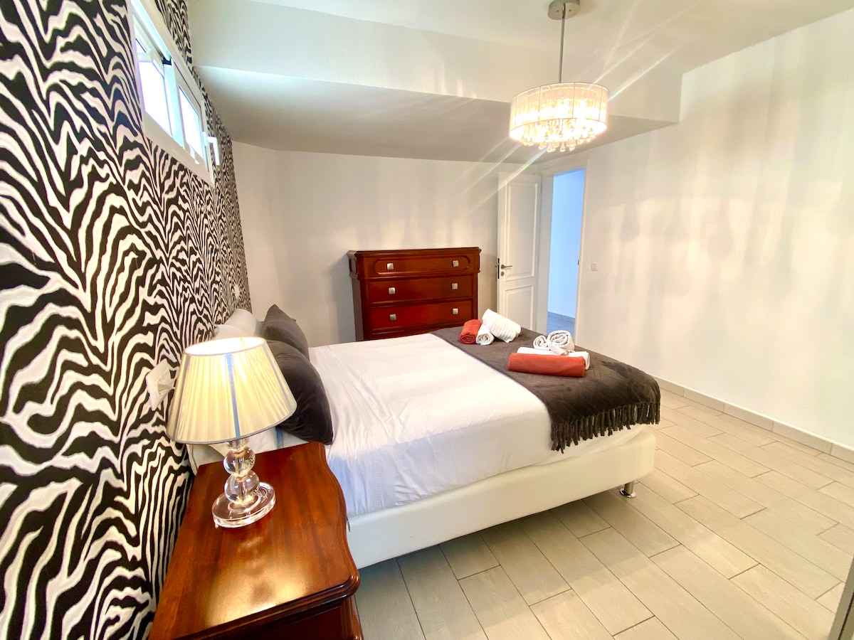 Mtazamo wa chumba cha kulala.