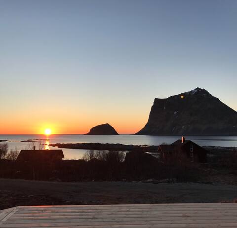 Lofoten cabin Jacuzzi Panorama  magic view