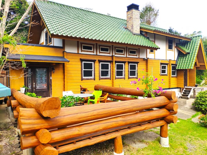 One Whole Log House Renting For Healing & Relaxing - 이키 섬