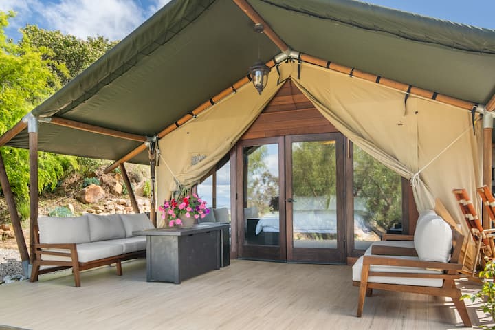 Malibu Mtns Luxury Safari Tent /Airstream 40 Acres - Zuma Beach, Malibu
