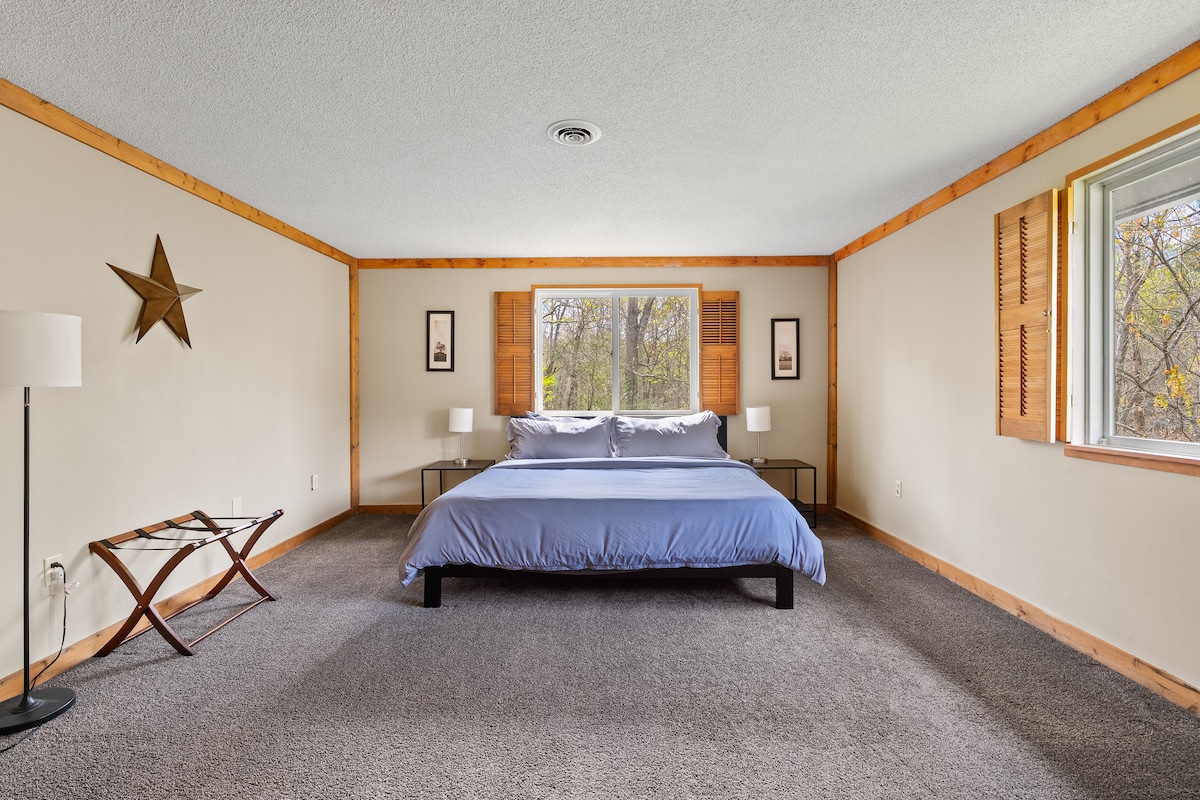 Dormitorio de 1 a 1 cama king