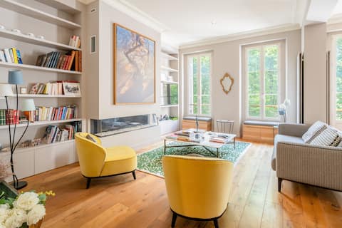 Top performing Airbnb: L'Élégant - Luxurious 160m2 & Public Garden view in Chartrons Grand Parc Jardin Public