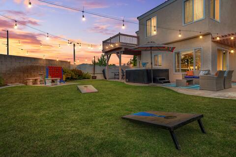 Serenity Villa Hermosa |Hot Tub|Games|Backyard|3BD