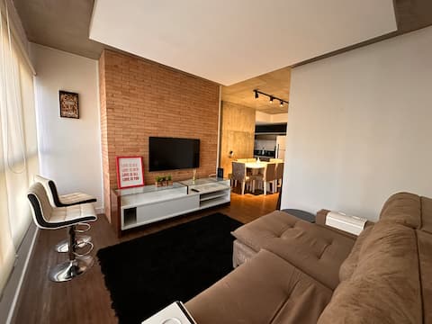 Top Airbnb: Apt. 82 - Max Haus 1 Cambuí - 2 bedroom in Campinas