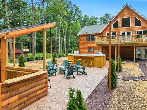 Golf Sim/Swim Spa/Sauna/Outside Bar&TV/Theater/Gym