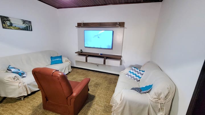 Casa Amarela: O Verdadeiro Espaço Para Relaxar. - Peruíbe