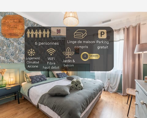 Gîte Le Chai de Carles - African Reserve 5 min