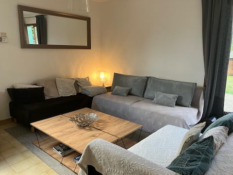House with garden: 15 minutes to the center and 30 minutes to skiing