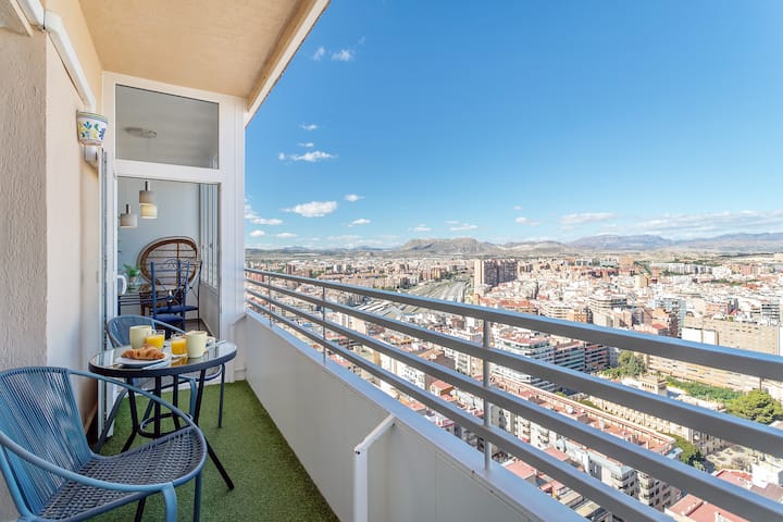 Skysuitesalicante - 1 Bedroom In A 28th Floor - Alicante