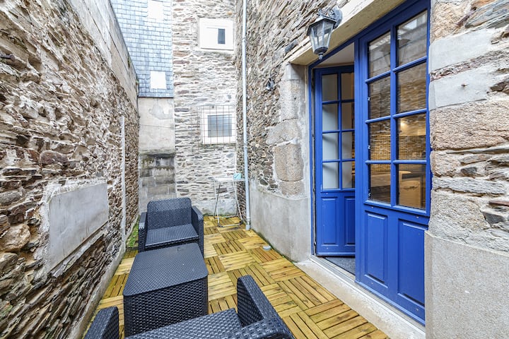 T2 Vue Mer Avec Courette Sur Le Port De Cancale - Le Vivier-sur-Mer