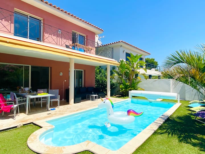 Villa Bandol Vue Mer Piscine Chauffée 2 Min Plage - Bandol
