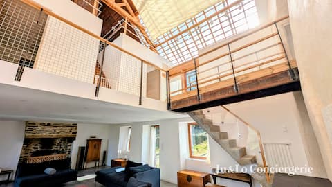 Grande longère cosy – nature & design Gacilly