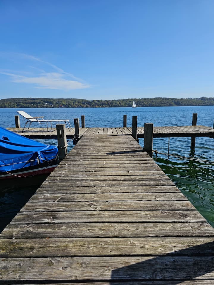 Traumwohnung Mit Eigenem Steg, Pool Und Sauna - Starnberg