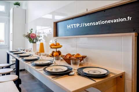 Successful Airbnb property: Auteuil • 4 Bedrooms • Wi-Fi • Metro 400 m in Villejean Beauregard