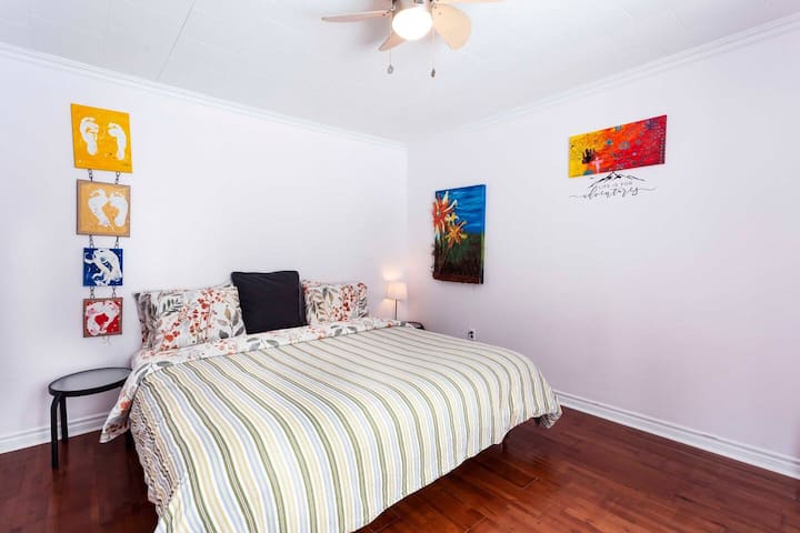 Მთავარი საძინებელი დიდი საწოლით/ მთავარი საძინებელი დიდი ზომის საწოლით