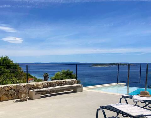 180° Sea View Private House Archipelago Vis Island