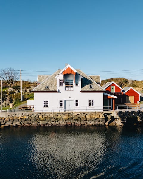 Batalden Ishus on beautiful Fanøy west of Florø