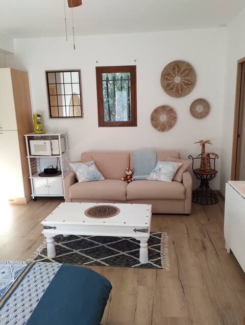 Independent accommodation on 2500m2 of land+swimming pool