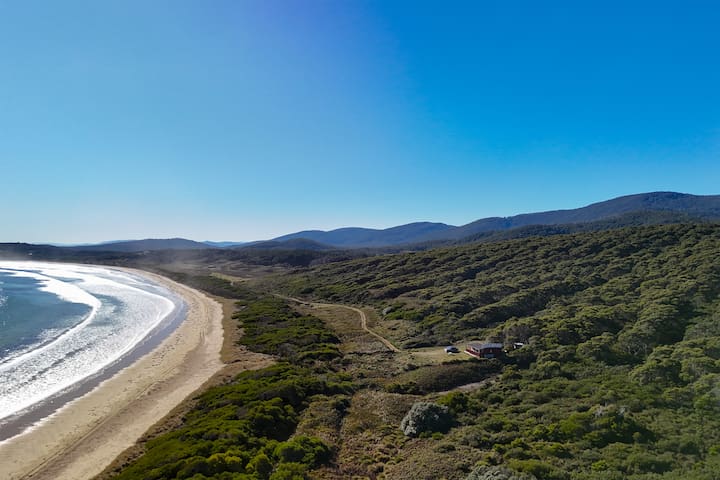 Cloudy Bay Cabin – Surfers off-grid delight!
