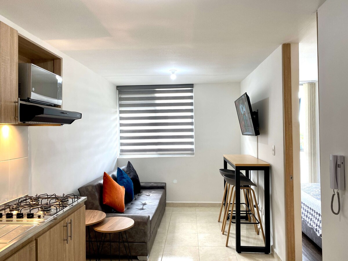 Apartamento Con Amplio Balcon Y Vista Genial Deptos. en complejo