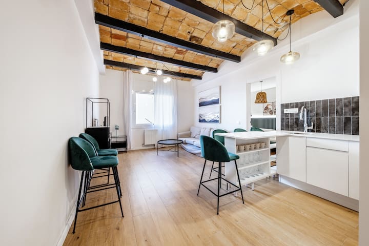 Fabulous flat in Eixample 4 BR fully equipped