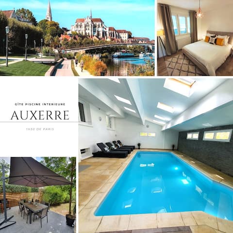 Villa Chablis Auxerre Burgundy Indoor pool