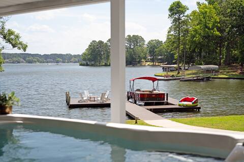 Luxury Lakefront|Swim Spa|Gym|Boat Rental Option