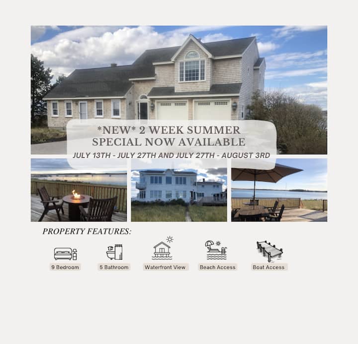 Summer Sale - Waterfront Home With Beautiful Views - Biddeford, ME