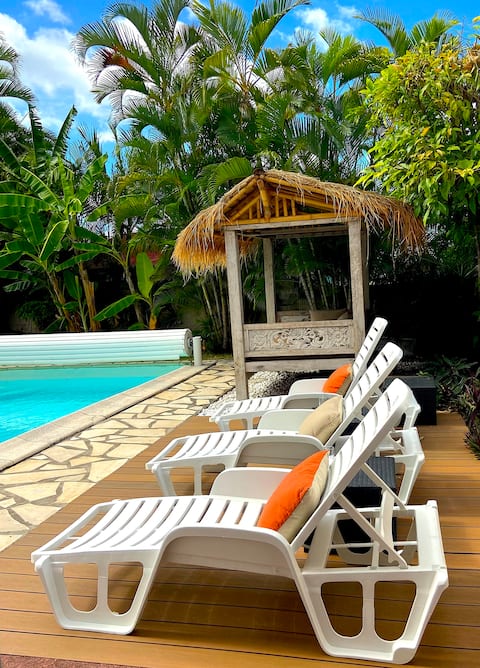 La Kaz Pomme Cannelle 170 m2 Pool 9 Beds Garden