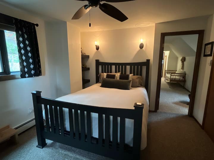 Bedroom 6:  Upper level bedroom with queen bed ~ UPDATED PHOTO